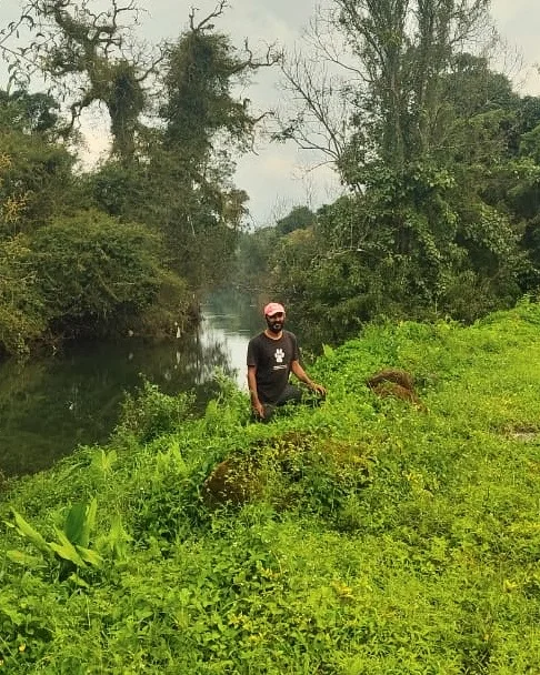 Tharun Thimmaiah by the river